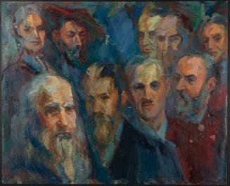 [Study for mural "Man and His Universe"]