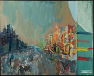 [Study for mural "Man and His Universe"]