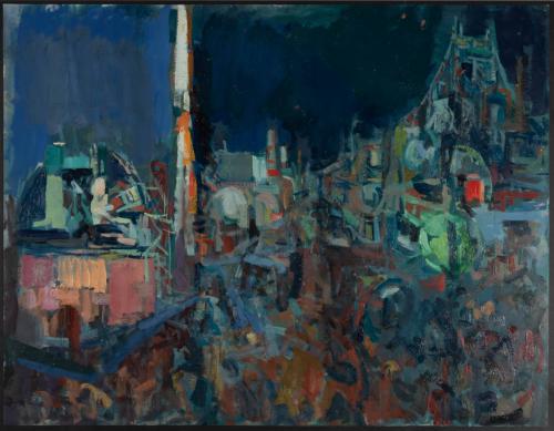 [Study for mural "Man and His Universe"]