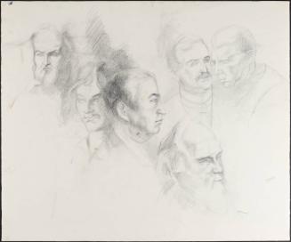 [Study for mural "Man and His Universe"]