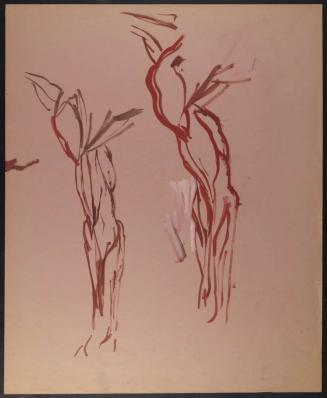 [Study for mural "Man and His Universe"]