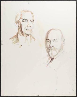 [Study for mural "Man and His Universe"]