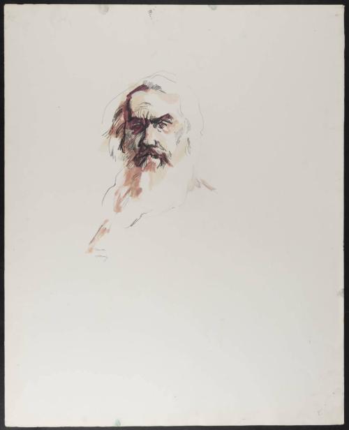 Portrait sketch of Morse