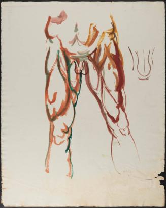 [Study for mural "Man and His Universe"]