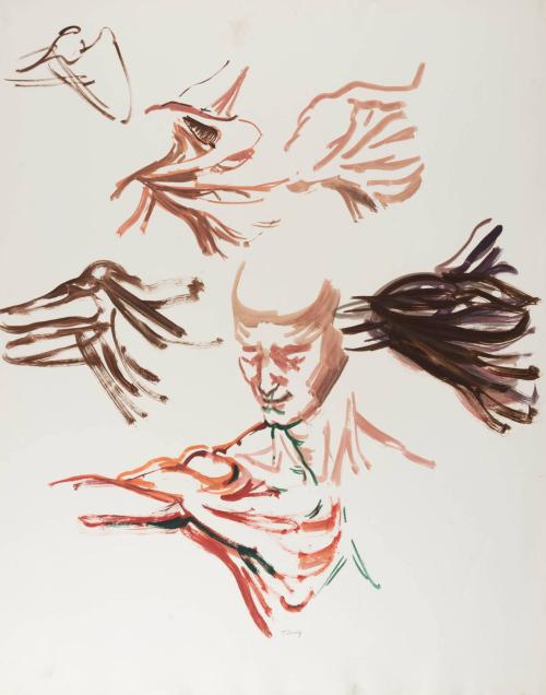 [Anatomy sketch (musculature)]