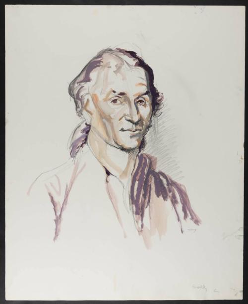[Portrait sketch of "Priestly"]