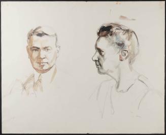 [Portrait sketches]