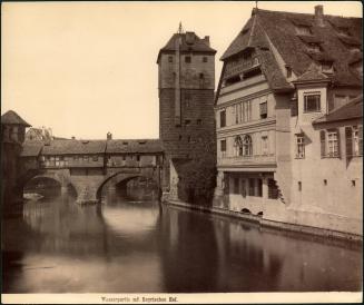 [Wasserpartie mit Bayrischen Hof.]