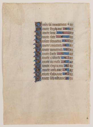 Book of Hours, Folio
