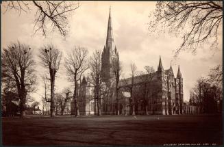 Salisbury Cathedral from N. E.. 1494. J. V.