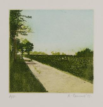 [Landscape, road leading to left]