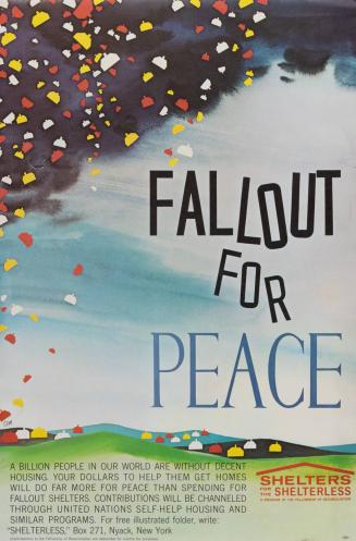 Poster, Fallout for Peace