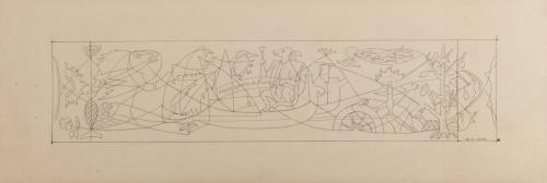 Line Drawing for PS 377 Brooklyn, NY