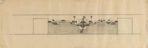 Sketch for Mosaic at P.S. 377, Brooklyn, NY