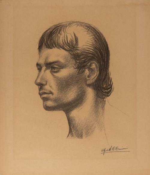 Study for Head of Apostle John, Rutgers Pres. Church