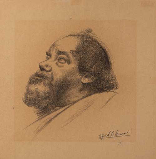 Study for the head of St. Matthew (Fred Leffler)