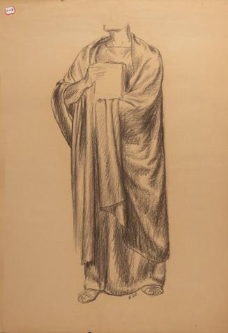 Draped figure