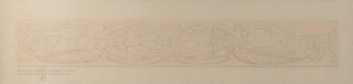 Line Drawing for Mosaic at P.S. 377, Brooklyn, NY