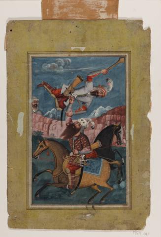 Rustam Fighting Afrasiyah of Turan