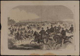 The Union Cavalry and Artilery Starting in Pursuit of the Rebels Up the Yorktown Turnpike