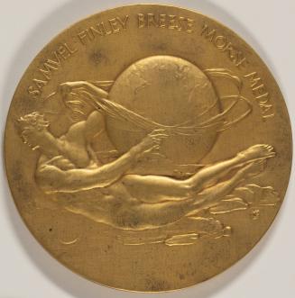 Obverse of Samuel Finley Breese Morse Medal, National Geographic Society
