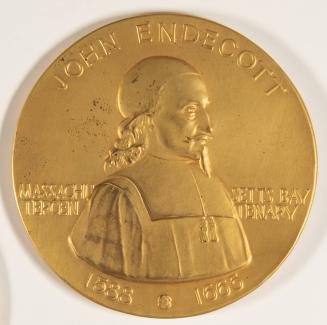 John Endecott Medal Massachusetts Bay Tercentenary