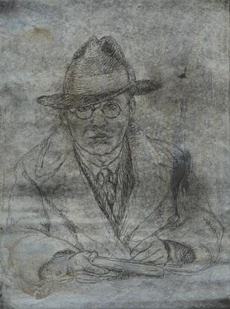Self-Portrait in Hat and Coat