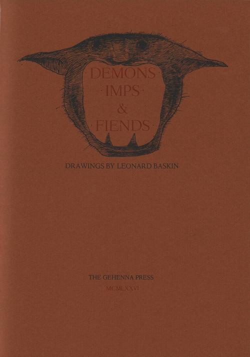 Title page, Demons, Imps & Fiends, 19 Drawings by Leonard Baskin