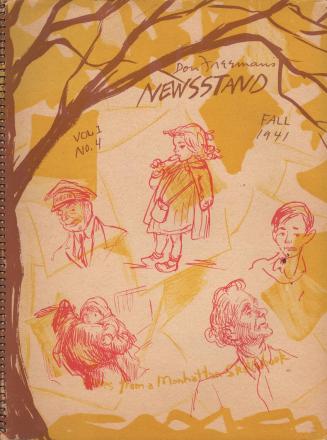 Don Freeman’s Newsstand, Pictures from a Manhattan Sketchbook, Fall 1941, Vol. 1, No. 4