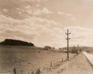 Untitled No. 211 (view of farm) - Route 1 Maine, going north between Houlton and Bridgewater