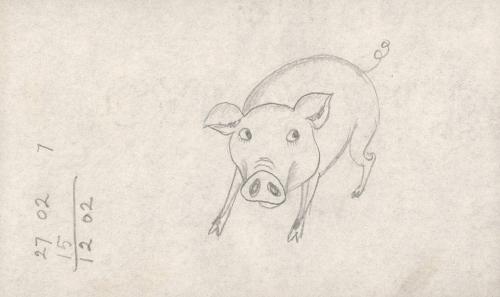 (114) untitled [sketch, pig]