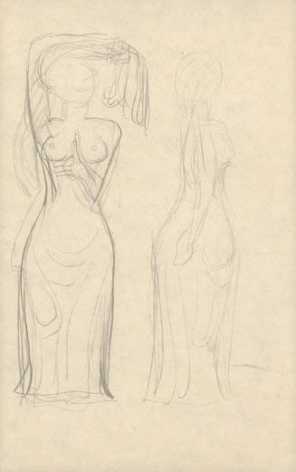 (77)  untitled [sketch, female figures]