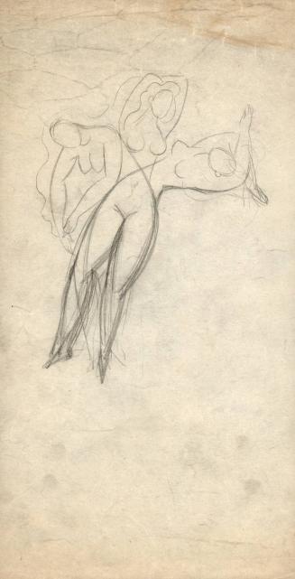 (102)  untitled [sketch, female figure]