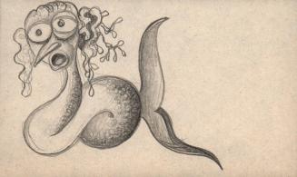 (232)  untitled [sketch, serpent/creature]