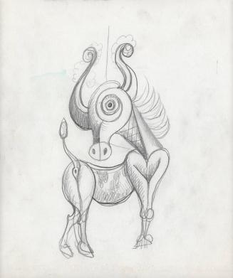 (314) untitled [sketch, stylized/ alien donkey]