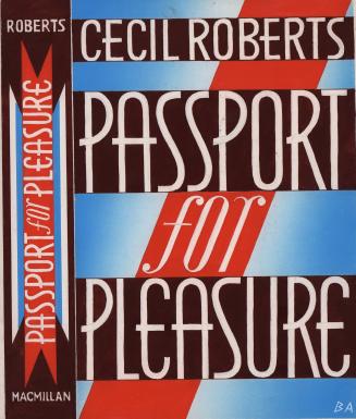 (19) untitled [book cover design, Cecil Robert, Passport for Pleasure]
