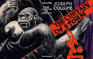 (26) book cover design, Joseph Collomb, The Curtain of Storm