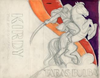 (31) book cover design, Taras Bulba, Kirdy, the Road Out of the World