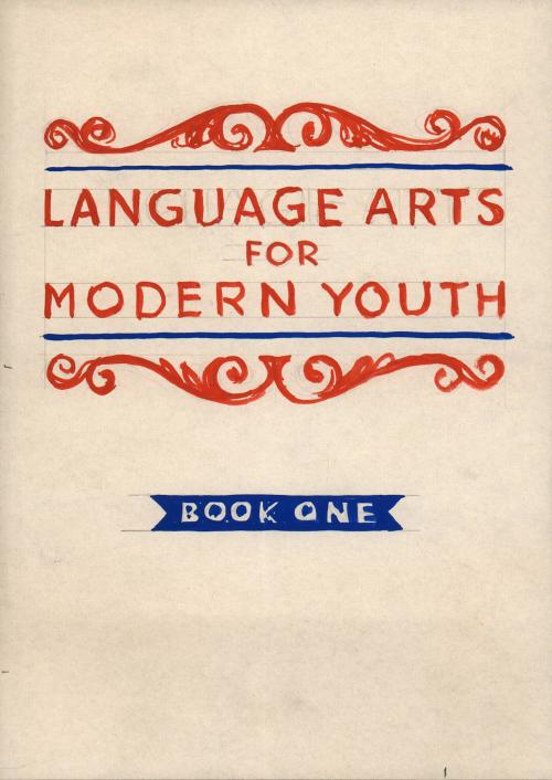 (36) untitled [book cover design –Language Arts For Modern Youth, Book One]