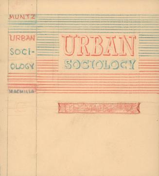 (43) untitled [book cover design –Urban Sociology, E. E. Munz]