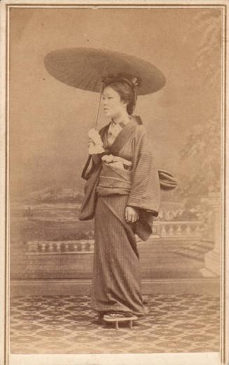 Woman with umbrella