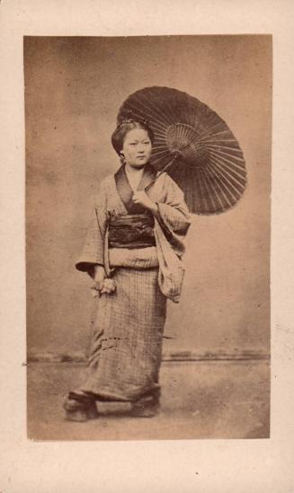 Woman with umbrella