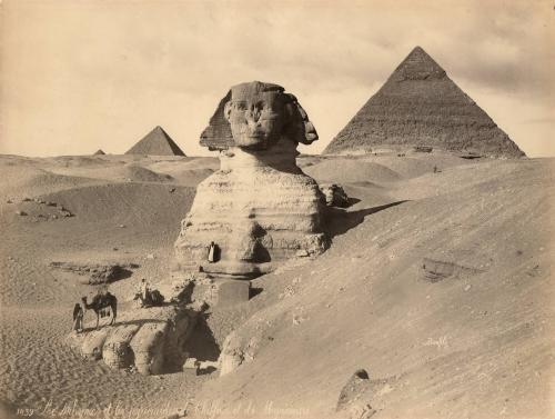 1439. Le Sphinx et les pyramides de Cheffren et Mycerinus