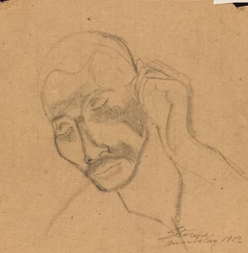 Study of Mardelery mans head