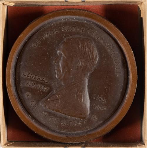 Wax model George C. Marshall Medal