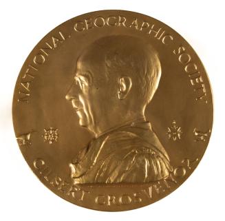 Grosvenor Medal- National Geographic Society- Obverse