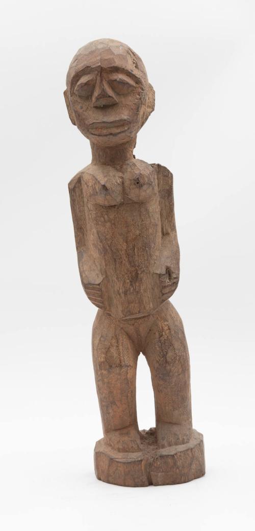 [Standing female figure]