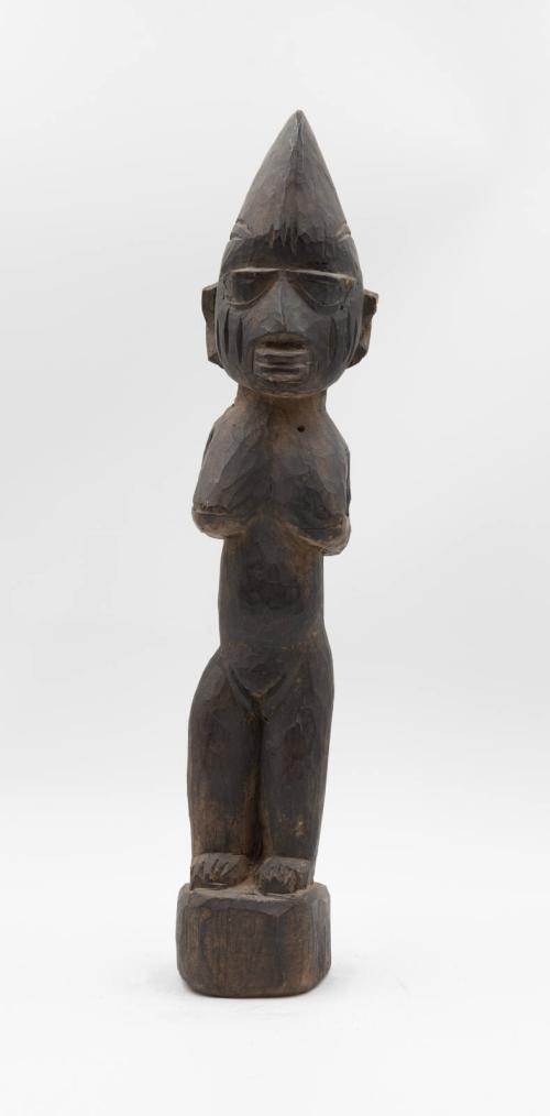 [Standing female figure]