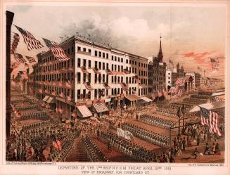 Departure of the 7th Regiment NYSM Friday April 19th, 1861