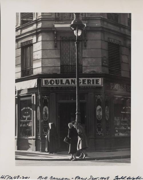 Rue Baillou, Paris, Sept. 1948